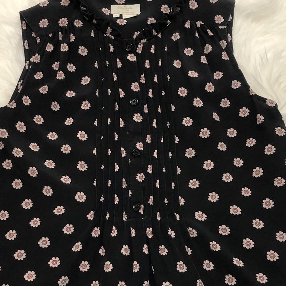 Kate Spade Floral Sleeveless Top - Size S - Picture 3 of 6